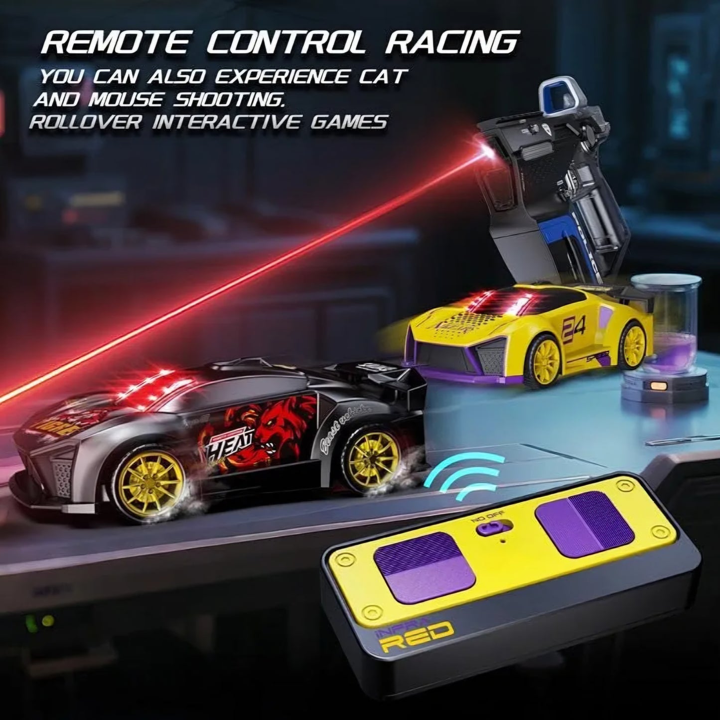 Police three in one remote Control car for kids above 6 years