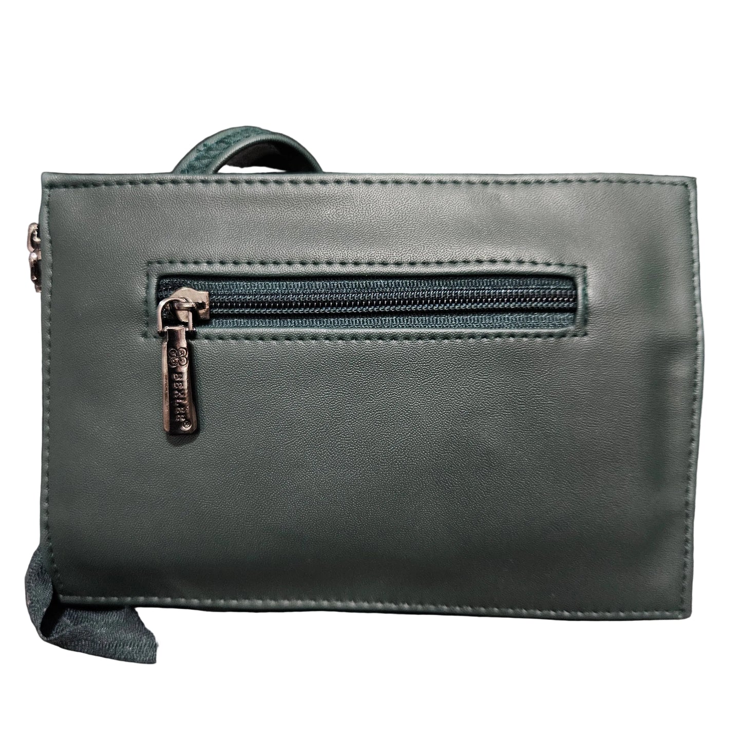 Green Women Sling Bag Leather Purse Mini Shoulder Bag with Strap
