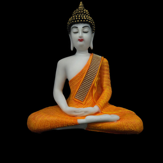 Meditating Blessing Buddha Statue Figurine Decorative for Home & Office