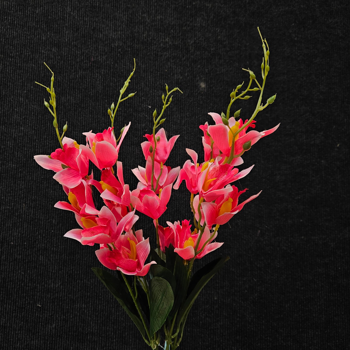 Boat orchid artificial banquet floweral stick to bring attractive elegant look to your office & Garden