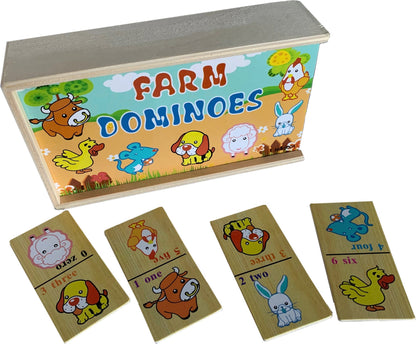 Wooden Game Set Wooden Toy Children Educational insects Recognition Farm jungle Traffic Tools