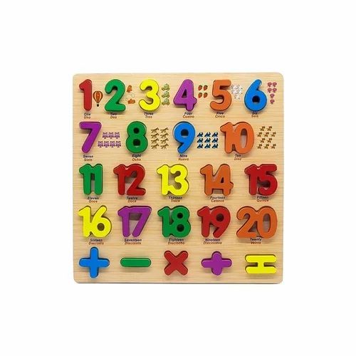 Numerical 3D Wooden Puzzle Board for Kids Brain Development And Learning