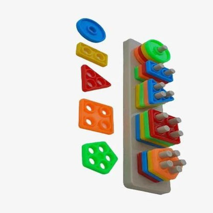 Revolving Kids Geometric Block Toy Child Age Group from 4 to 6 Years old